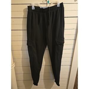 Mens Black Cougar Sport Sweatpants Size XL With 4 Pockets